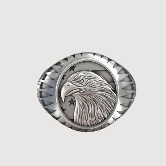 Bold Eagle Liberty Statue RingRings