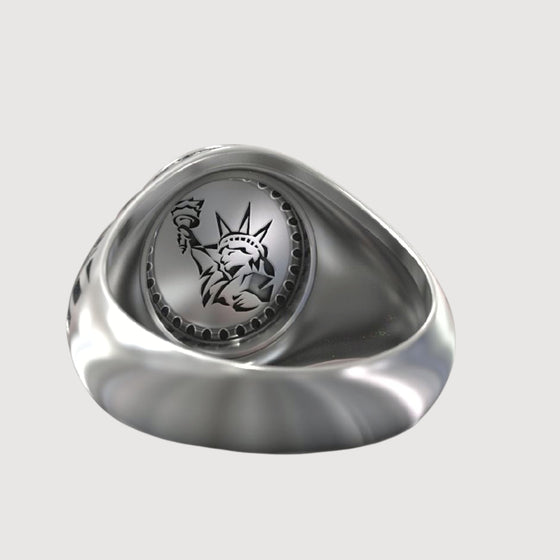 Bold Eagle Liberty Statue RingRings