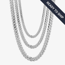  Ready to Ship: Silver Cuban Link ChainShop the silver Cuban link chain now! Premium quality, stylish design, and ready to ship. A timeless addition to your silver chain collection.