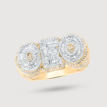  "CEO" 2ctw Baguette Diamond Statement Ring - 10k Two-Tone Gold