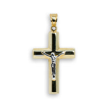  Jesus Cross Pendant - 10k Gold| GOLDZENN- Full detail of the pendant.