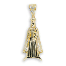  Lady of Charity Pendant - 10k Gold| GOLDZENN- Full detail of the pendant.