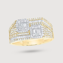  Diamond 1ctw Statement Ring - 10k Yellow Gold