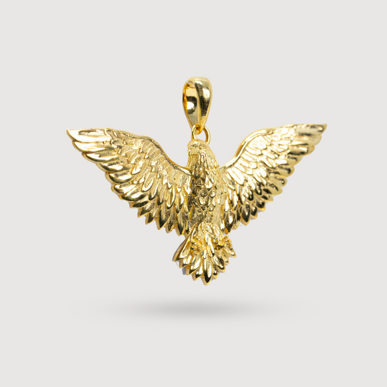 14k Yellow Gold Eagle Pendant