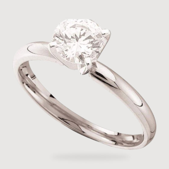 0.5CTW Round Diamond  Solitaire Supreme Bridal Ring - 14k Gold