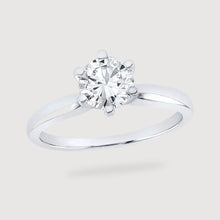  1.0CTW Solitaire Diamond Bridal Ring - 14k Gold