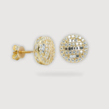  Moissanite Stud Earrings - 10k Yellow Gold