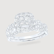  Cristina 1ctw Prince Diamond Halo Engagement Ring - 14k White Gold