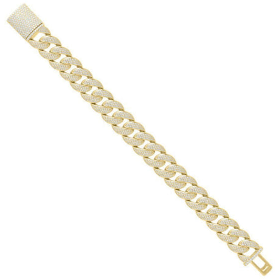 Gold Bonded Moissanite Miami Cuban Bracelets - 16mm Shop the Gold Bonded Moissanite Miami Cuban Bracelet - 16mm. Made with VVS moissanites & gold-bonded stainless steel. Bold, luxurious, and perfect for any occasion.