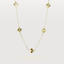  Gold Four Leaf Clover Necklace - 14k Yellow Gold