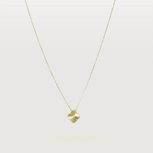  Single Gold Four Leaf Clover in 14k Yellow Gold. | GOLDZENN