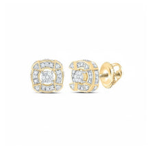  1/4 Ctw Natural Diamond Men’s Earring 10k Gold