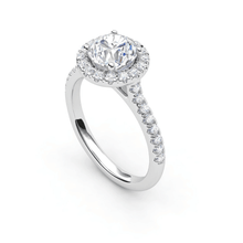  14k Round Lab Diamond Halo Setting Engagement RingDiscover the 14K Round Lab Diamond Halo Engagement Ring. A stunning women’s engagement ring featuring a lab-grown diamond with a sparkling halo in 14K gold.