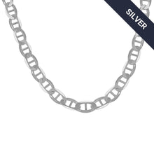  alt=" Discover GOLDZENN’s 8mm Silver Mariner Chain, crafted in 925 sterling silver for a nautical-inspired look. Durable, tarnish-resistant & ideal for versatile styling. "