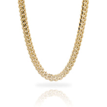  Cuban Link Chain Solid Gold - 7mm Handmade 7mm solid gold Cuban link chain, available in 10k, 14k, and 18k gold (yellow, white, or rose). Choose your clasp: box lock, sleek lock, or diamond lock. Shop now!