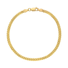  alt=" Elegant 3mm Cuban Link Bracelet in 10k or 14k gold. A subtle yet stylish addition to any wrist. Shop now! "