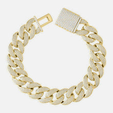  Gold Bonded Moissanite Miami Cuban Bracelets - 16mm Shop the Gold Bonded Moissanite Miami Cuban Bracelet - 16mm. Made with VVS moissanites & gold-bonded stainless steel. Bold, luxurious, and perfect for any occasion.