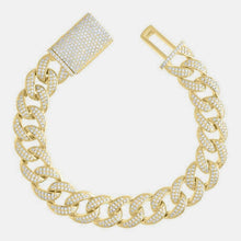  Gold Bonded Moissanite Miami Cuban Bracelet - 14mm Shop the Gold Bonded Moissanite Miami Cuban Bracelet - 14mm. Made with VVS moissanites & gold-bonded stainless steel. Bold, luxurious, and perfect for any occasion.