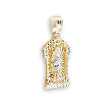  Saint Lazarus Pendant - 10k Gold| GOLDZENN- Full detail of the pendant.