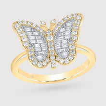  1/3CTW Diamond Butterfly Fashion  Ring - 10K Gold