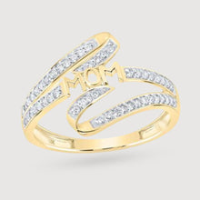  1/4CTW Round Diamond Mom Dream Collection Fashion Ring - 10K Gold