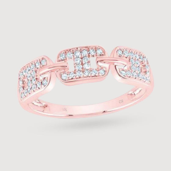 1/5CTW Diamond Fashion Gift Ladies Ring - 10K Gold