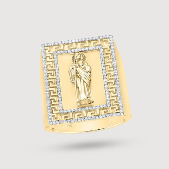 St. Jude 1/2ctw Diamond Ring - 10k Yellow Gold