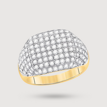  Cluster Diamond 2-1/4ctw Statement Ring - 10k Yellow Gold