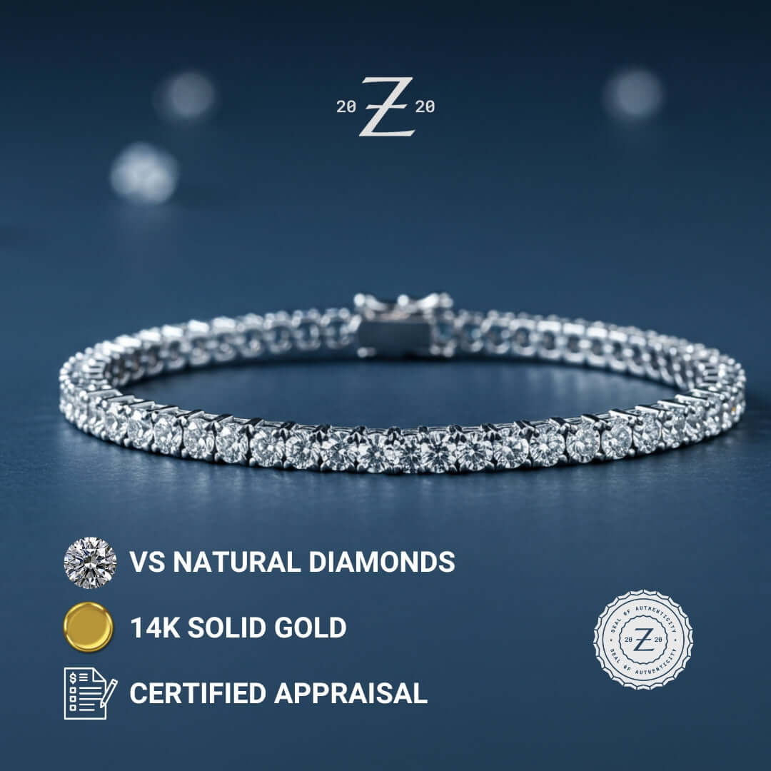 Topaz & 14k Gold Mélia Tennis Bracelet main image 1