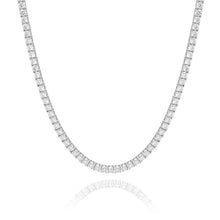  2mm Tennis Chain with 7.51 CTW lab diamonds in 14k solid white gold - Ready to be shipped | GOLDENN 