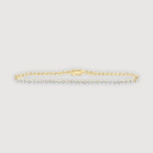  7/8CTW Round Diamond Heart Nicoles Dream Collection Bracelet- 10K Yellow Gold