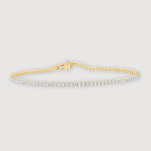  2CTW Round Diamond Fashion Ladies Bracelet- 10K Gold