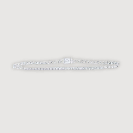 3/4CTW Round Diamond Single Row Fashion Bracelet- 10K Gold