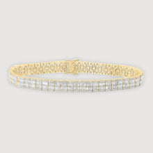  6CTW Diamond Accent Bezel 7.80mm Bracelet- 14K Gold