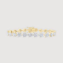  3-1/2CTW Diamond Pear Shape Fashion Bracelet- 10K Gold