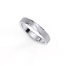  Classic White Gold Men's Wedding Band with Engraved Cross-Detail DesignDiscover timeless elegance with the White Gold Men's Wedding Band. Features engraved cross details and a polished white gold finish, symbolizing love and faith.