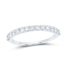  1/2CTW Round Diamond Engagement Wedding Ring Band - 14K White Gold