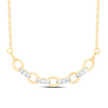  1/12CTW Diamond CN Fashion Necklace - 18 " Yellow Gold