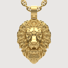  alt=" Exude confidence with the 14K Gold Lion Head Pendant. Features a detailed lion head design in radiant 14K gold, symbolizing strength, courage, and sophistication. "