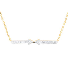  1/8CTW Diamond CN Fashion  Necklace - 18" 10K Yellow Gold