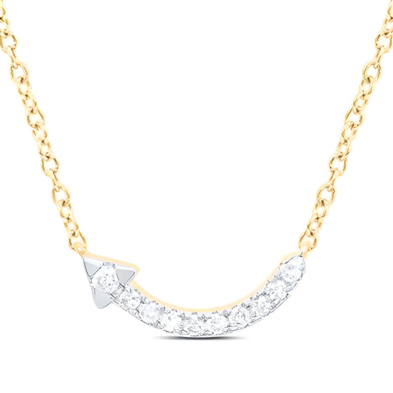 1/12CTW Diamond CN Fashion  Necklace - 18" 10K Yellow Gold