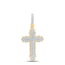  11/3CTW Diamond Gift Cross Women's Pendant  - 10k Yellow Gold