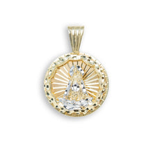  Caridad Del Cobre - 10k Solid Gold| GOLDZENN- Showing the pendant's full detail.