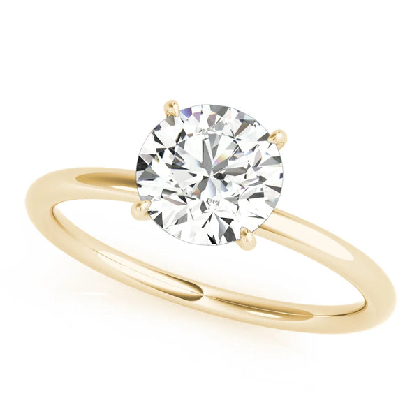 Adelina round engagement ring
