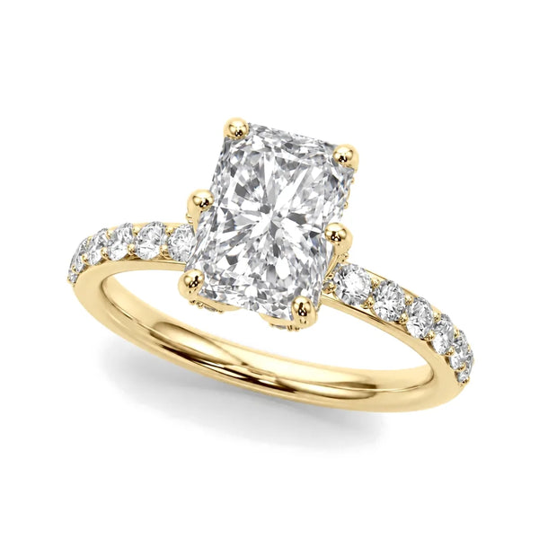 Aitana radiant engagement ring