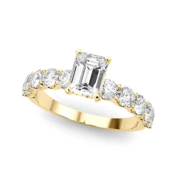 Camille emerald engagement ring