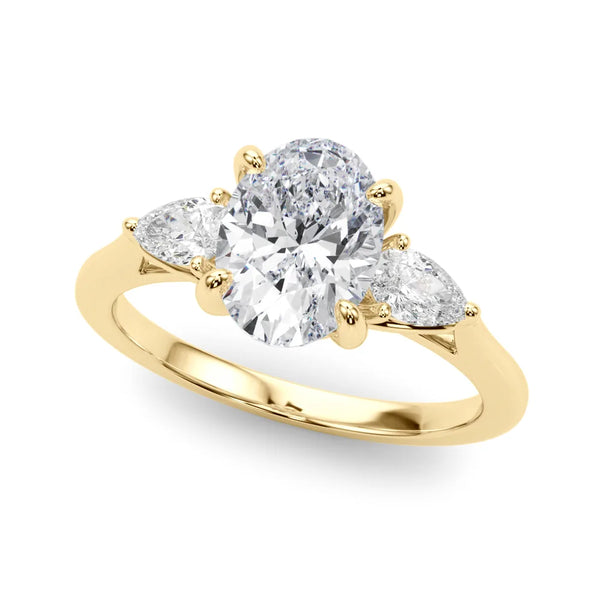 Clara oval engagement ring