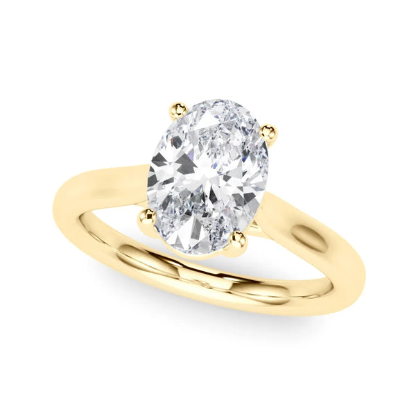 Clementine oval engagement ring