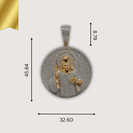 1.43 CTW Jesus Piece Diamond Pendant – 14K Solid GoldDiscover spiritual elegance with the 1.43 CTW Jesus Piece Diamond Pendant, crafted in 14K gold with dazzling diamonds. A symbol of faith and luxury.