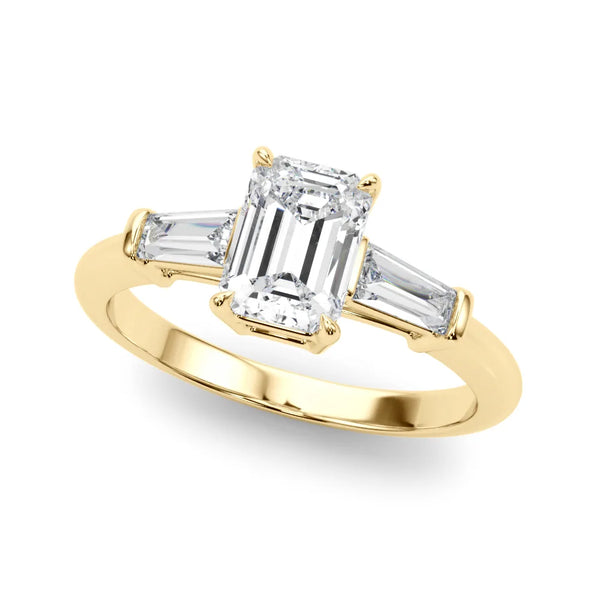 Grace emerald engagement ring